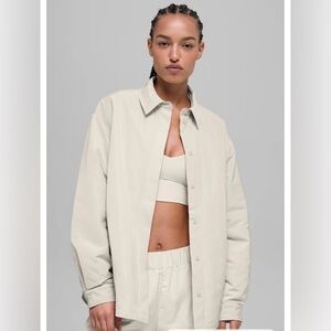 ALO Yoga Cream Socialite Shacket